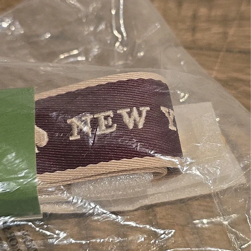 NWT Kate Spade KE653 Logo Webbing Bag Strap Dark Merlo